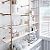 Tic Tac Tiles Peel and Stick Self Adhesive Removable Stick On Kitchen Backsplash Bathroom 3D Stone Tiles (1-Pack) (Natural White)