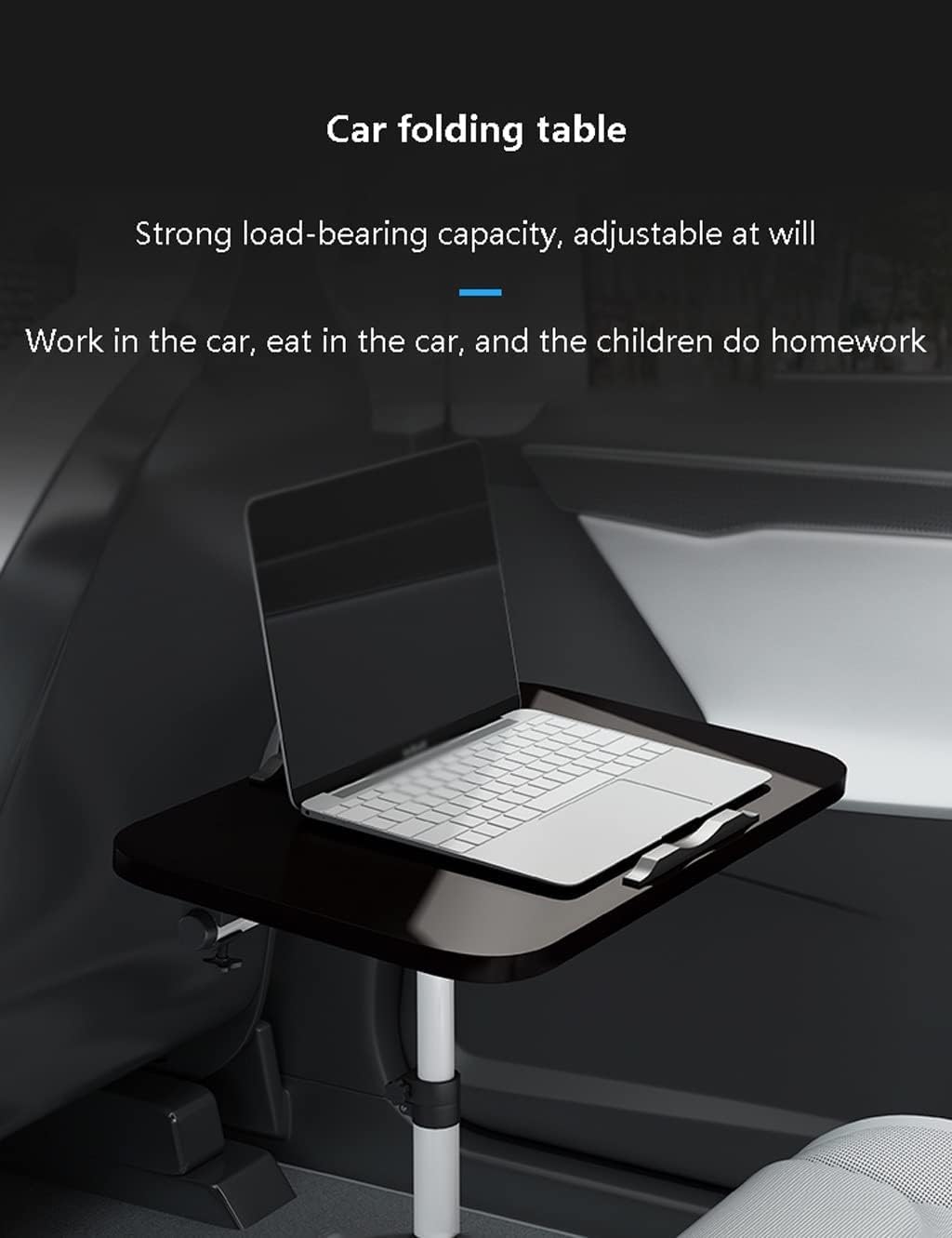 Overbed Table Rollers Folding Overbed Bedside Table with Wheel Medical Adjustable Mobile Standing Desk for Hospital and Home Medical Use Lightweight
