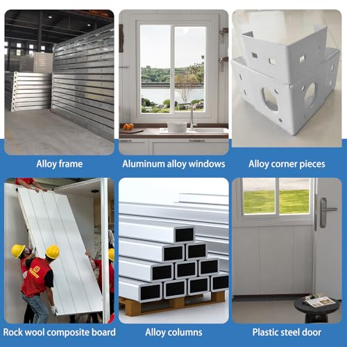 AMGUI Two-Story Tiny House: Modern Prefabricated Flat-Pack Home with Expandable Plastic Design, Portable Modular Dwelling for Hotel, Office, or Villa Use – Includes Restroom & On-site Installation - Image 8