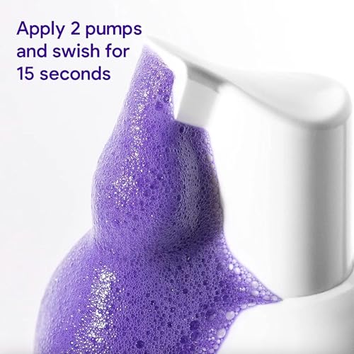 Image of Teeth Whitening Foam with Purple Color Correcting Technology - 50ml Gentle Formula for Daily Use, Stain Removal, Mint Flavor, Safe for Sensitive Teeth, Enamel-Friendly Whitening