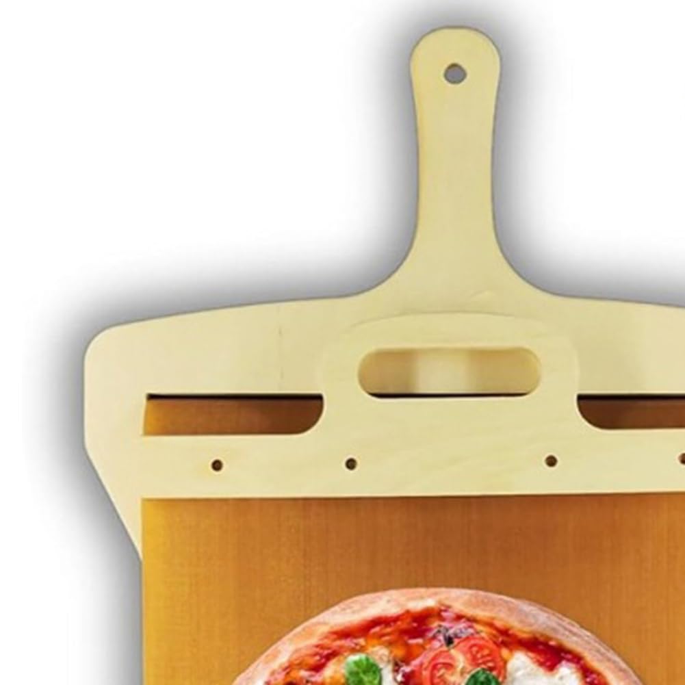 Tlilyy 2 sztuki przesuwnej łopaty do pizzy-pali do pizzy Scorrevole, przesuwana łopata do pizzy, suwak łopaty do pizzy, łopata do pizzy