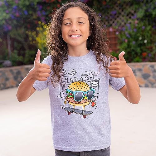 Rude Boyz Skateboarding Graphic Short Sleeve T-Shirt Little Kids Sizing Boys and Girls4