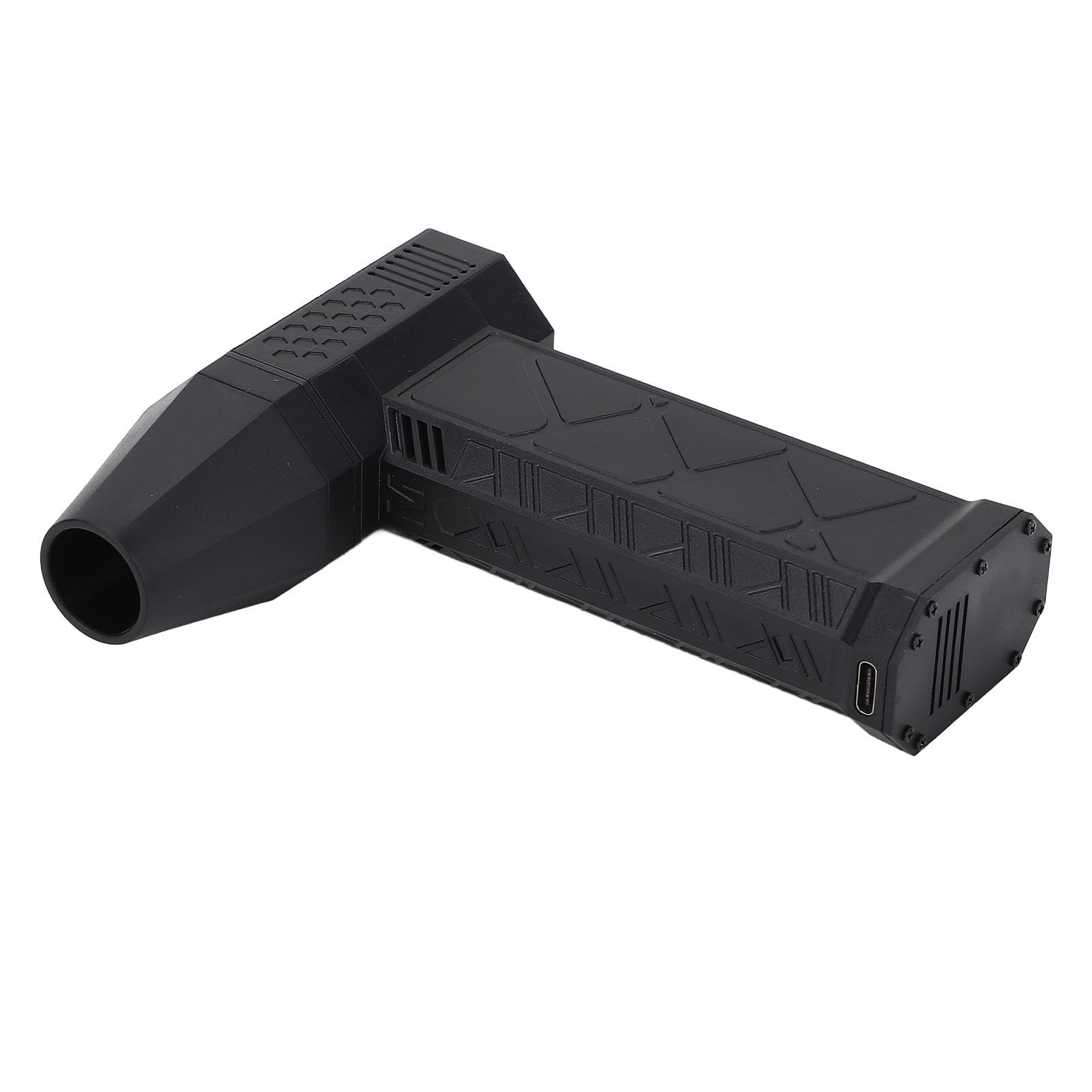 Jiawu Plumero de Aire Eléctrico, 200 W, 130000 RPM, Motor sin Escobillas, Limpiador de Polvo Eléctrico, Ventilador con Batería de Litio Recargable para Teclado, Portátil, Cámara, Asiento de Coche,