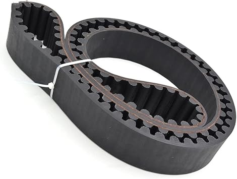 Geeyu Closed-Loop Belt 1540-14M, W=55/65/70mm, Teeth=110, L=1540mm, HTD Rubber Timing Belt, 14M Synchronous Belt, 1540-14M-60 Length 1540-14M, Width Width 50mm