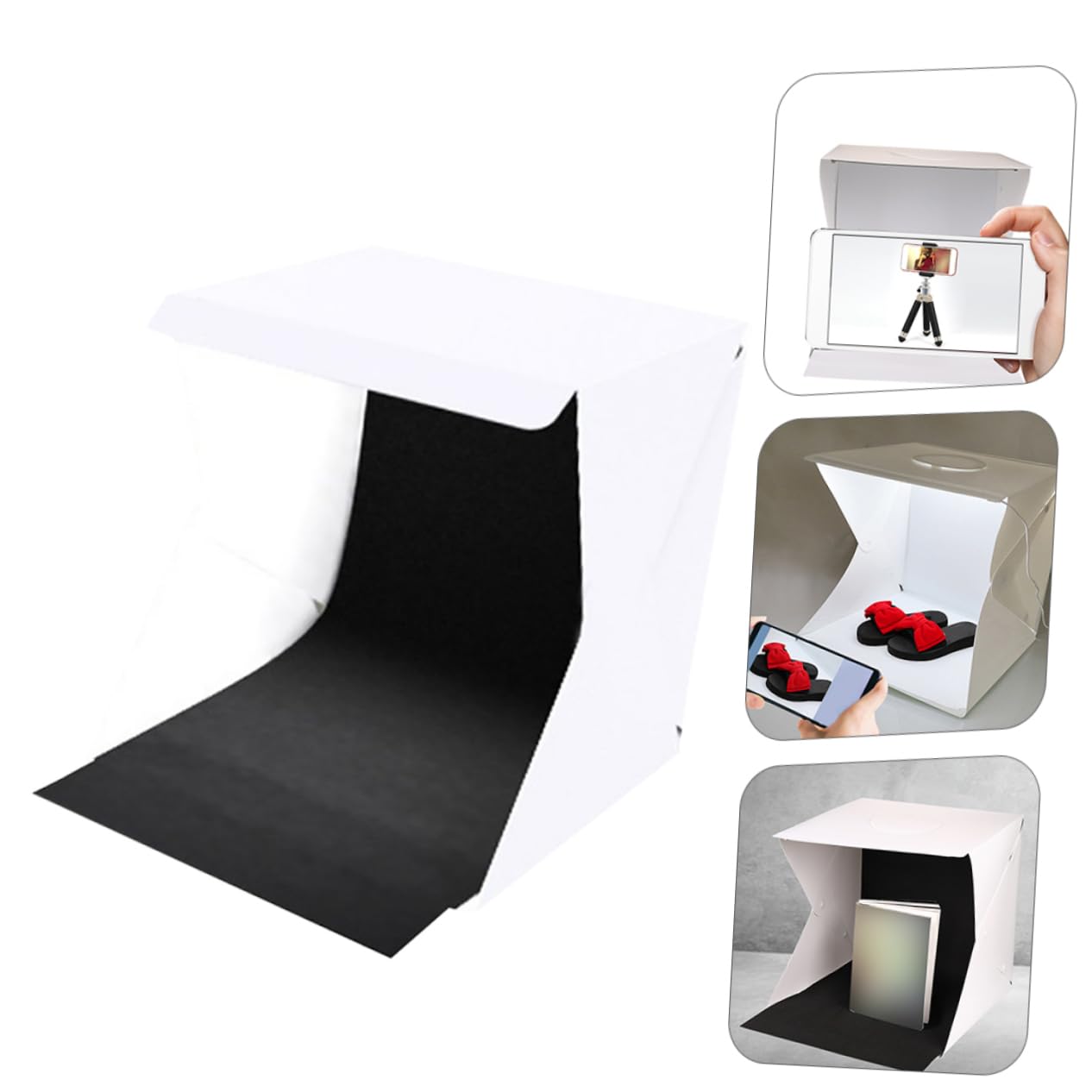 MOLUCKFU Box Photography Light Box LED LED Light Tent Safe Photography Tent Tents Picture Backdrops for Photography Portable Tent Small Business Supplies Photo Tent Plastic