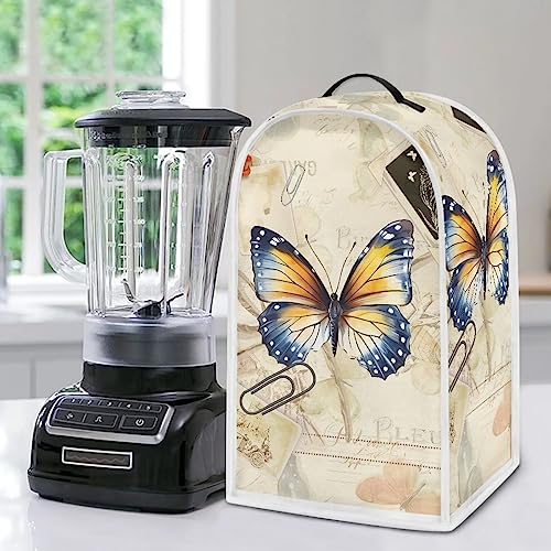 Psesaysky Butterfly Blender Cover Kitchen Home Dustproof Soft Fabric Coffee Maker Cover Kitchen Accessories Decor Fingerprint Protection Variety of Styles
