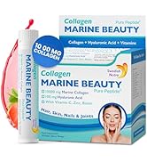 Zweedse Nutra - Marine Beauty Collageen Shots (20 Shots) | Collageen Type 1 & 3 voor Haar, Huid & Na...