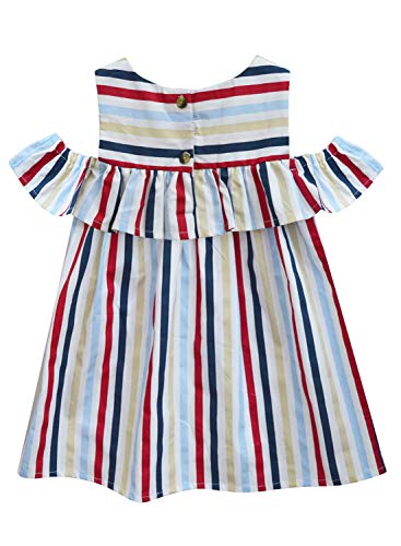 Image of A.T.U.N. (All Things UBER Nice) Girls Cotton Empire Waist Knee Length Sleeveless Casual Dress