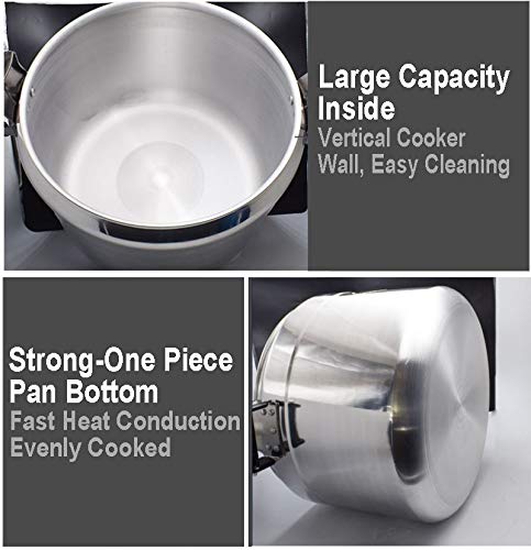 Commercial Pressure cooker 50 quart high pressure cooking pot 47 Liter large capacity explosion-proof Gas stove cooker restaurant hotel 33/50/60/80 qt