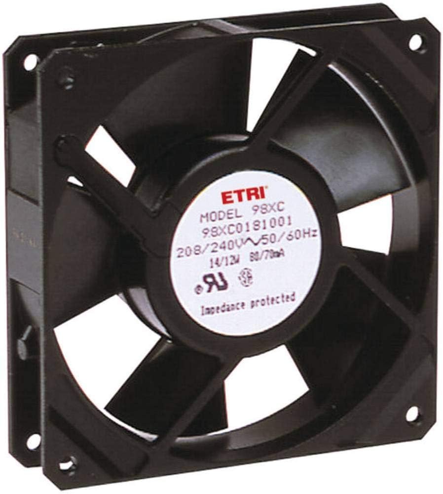 Ecofit98XH0181000 Axialfan 240 V/AC 1860 l/min (L x B x H) 119 x 119 x 25.9mm