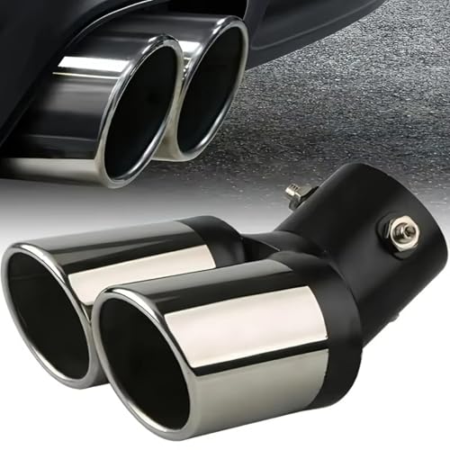 Puntas de escape de tubo de escape cromadas compatibles con Chery Arrizo 5 3
