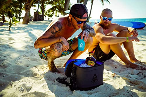 Bolsa térmica ChillSåk hermética para 6 latas pequeña nevera flexible e impermeable 7