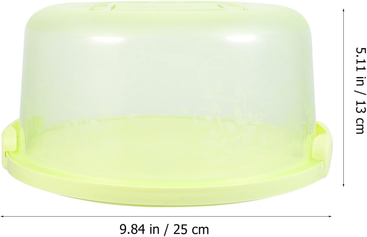 Luxshiny Cake Holder Portable PP Airtight Storage for Vegetables Dishes
