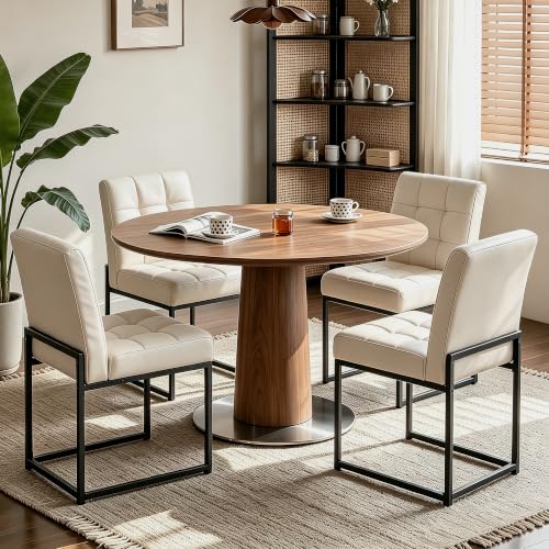 Garvee Modern Dining Chairs Set of 2 Upholstered PU Leather Kitchen Chairs by Garvee - Used condition - Image 8