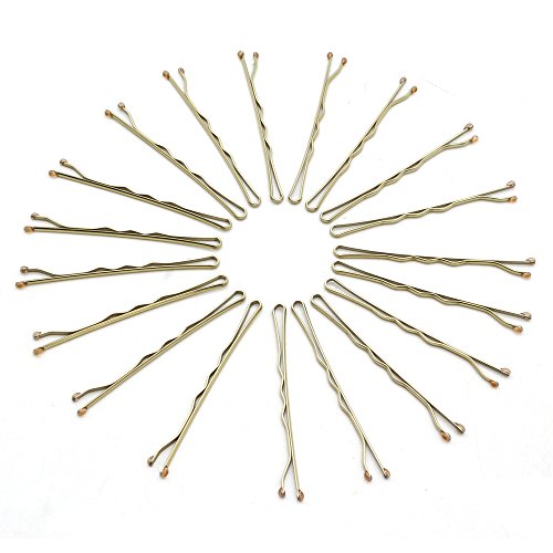 Dofash 3Cards Women's Hair Styling Set - Bobby Pins Hair Pins 60Pcs+Hyper Elastics Hiar Ties 30Pcs+Snap Hair Clips For Thick Hair 12Pcs (Blonde) #TOP3