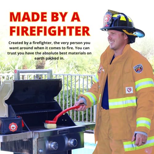 Grill Rescue BBQ Replaceable Scraper Cleaning Head, Bristle Free - Durable and Unique Scraper Tools for Cast Iron or Stainless-Steel Grates, Barbecue Cleaner (Replaceable Grill Grate Scraper Head)