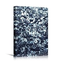 Canvas Wall Art Pebble Pattern Abstract Colorful Contemporary Hallway Mixed Media Multicolor Patterns - 12x18 inches