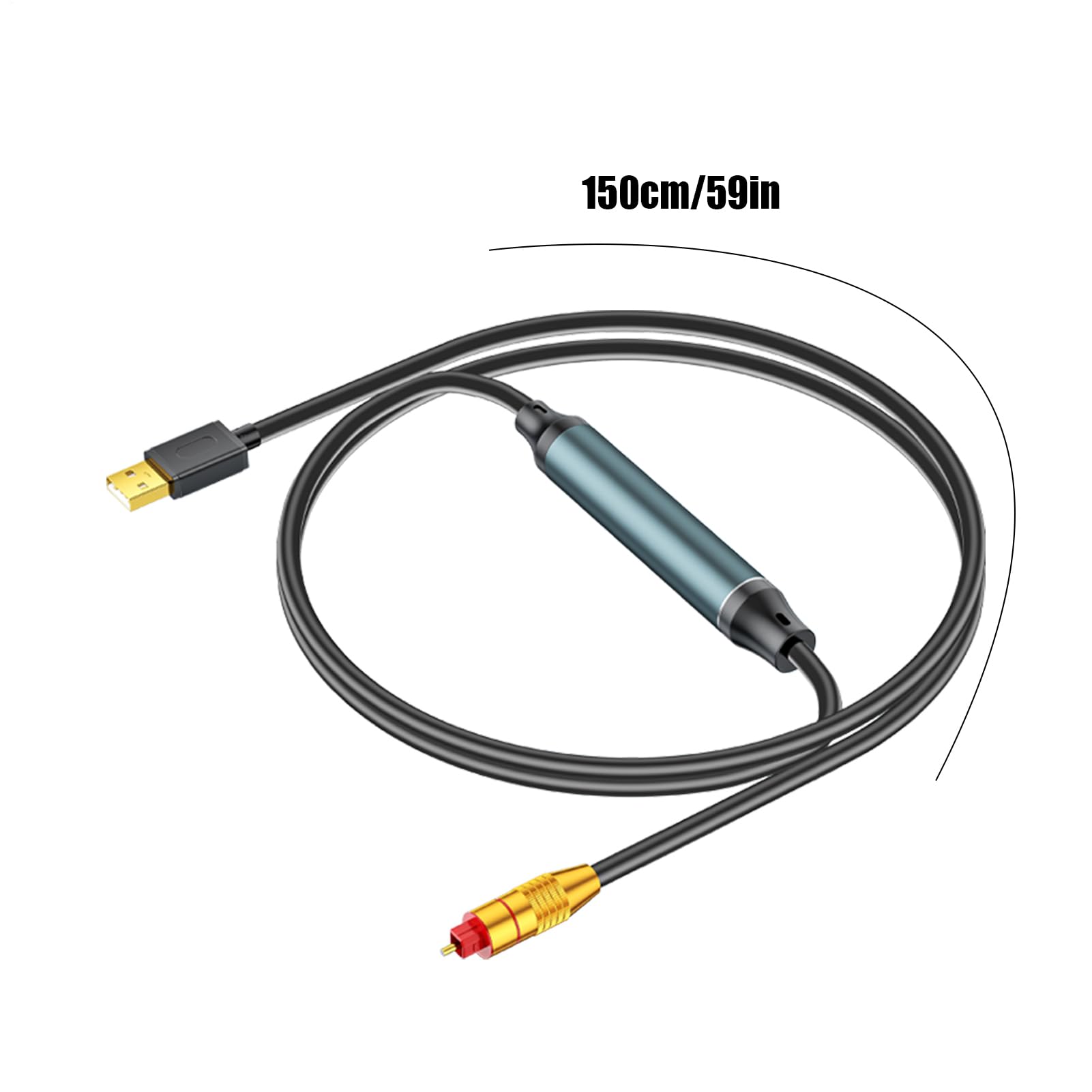 Trasmettitore USB Ottico Convertitore Ottico Portatile Per Uscita Audio