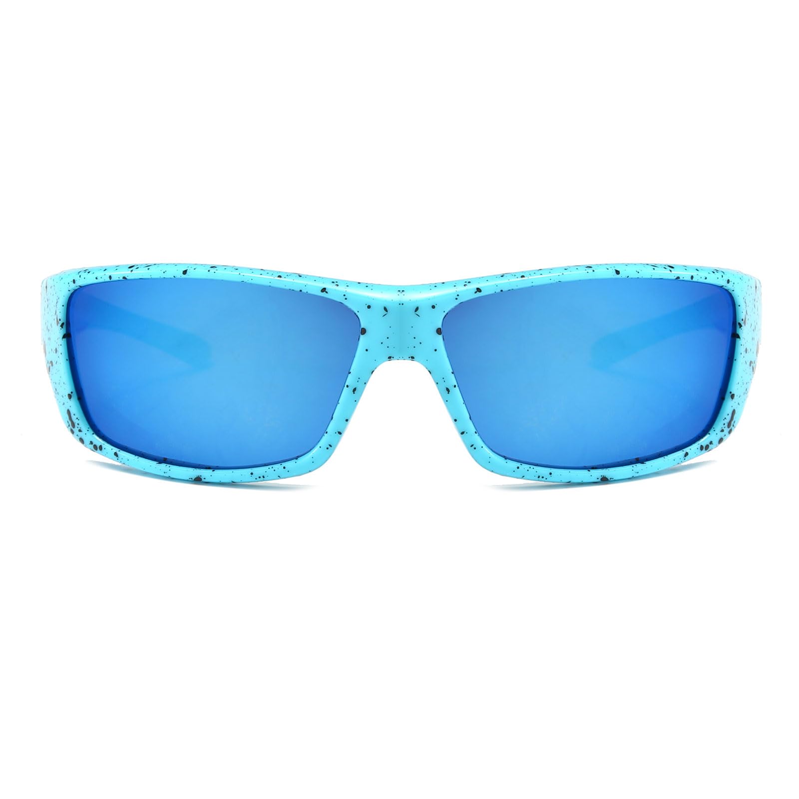 LJCZKA Polarised Sport Sunglasses for Men Women Wrap Around Sport Glasses UV400 Protection Eyewear for Cycling Fishing Running - Image 2