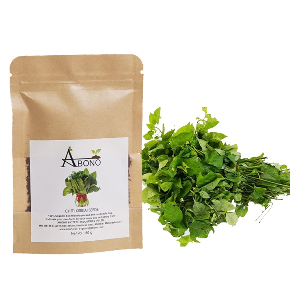 Abono® Organic Manathakkali Keerai/Spinach Seeds for Kitchen Gardening - 5 Grams - High Yield, Easy to Grow (B08VDR1R9P) Amazon Price History, Amazon Price Tracker