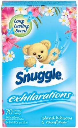Snuggle Exhilarations Dryer Sheets, Island Hibiscus & Rainflower, 70 Sheets - 1 Pack