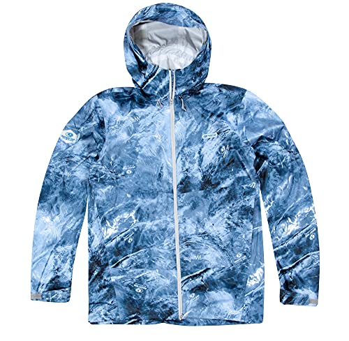 Mossy Oak Mens Fishing Rain Jacket with Hood