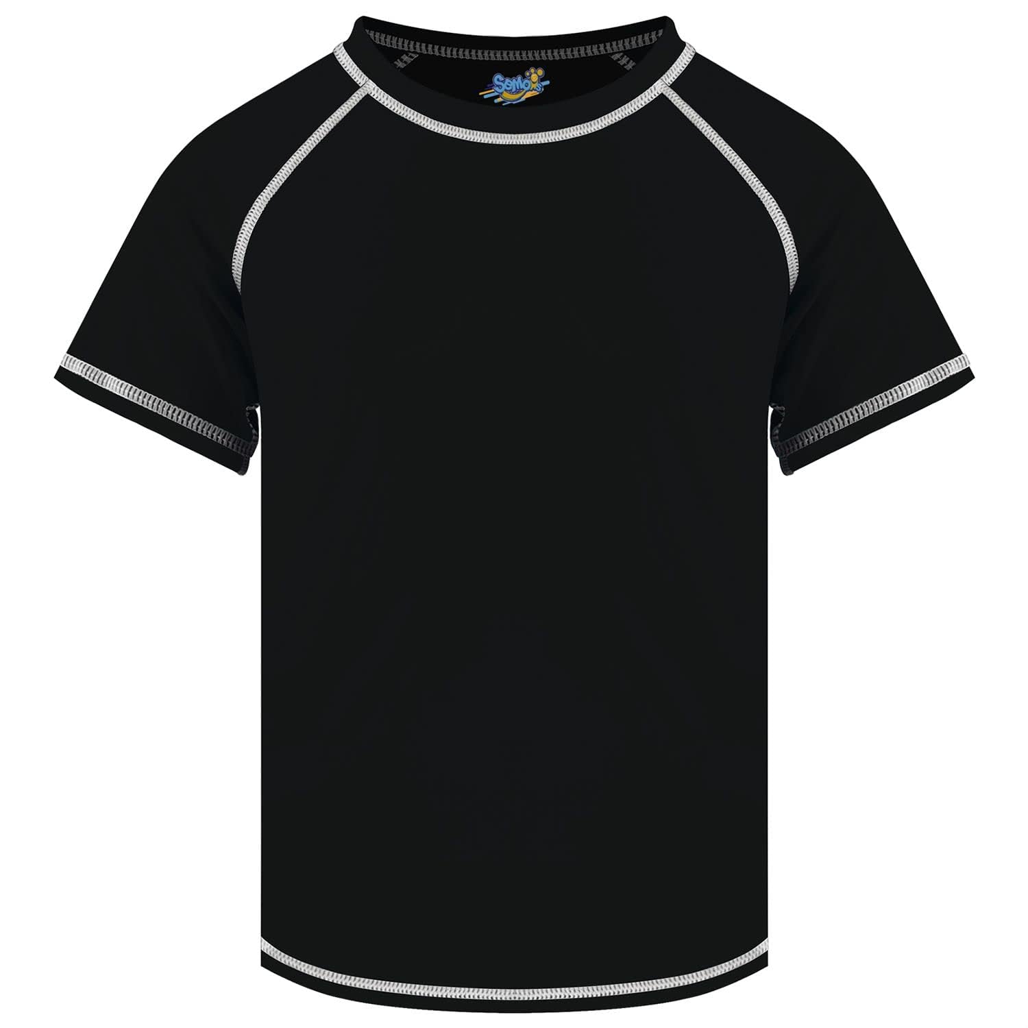 Semois Boys Rash Guard Swim Shirt Short Sleeve Swimwear Toddler Kids Youth Rashguard Water Shirt UPF+ 50 Quick Dry Shirt