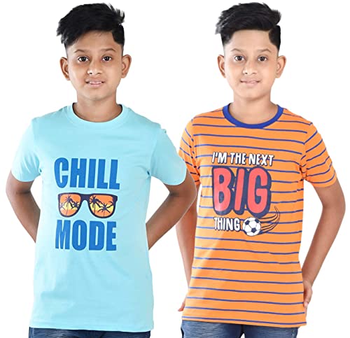Image of Clothe Funn Boys T-Shirts Round Neck (Pack of 2)