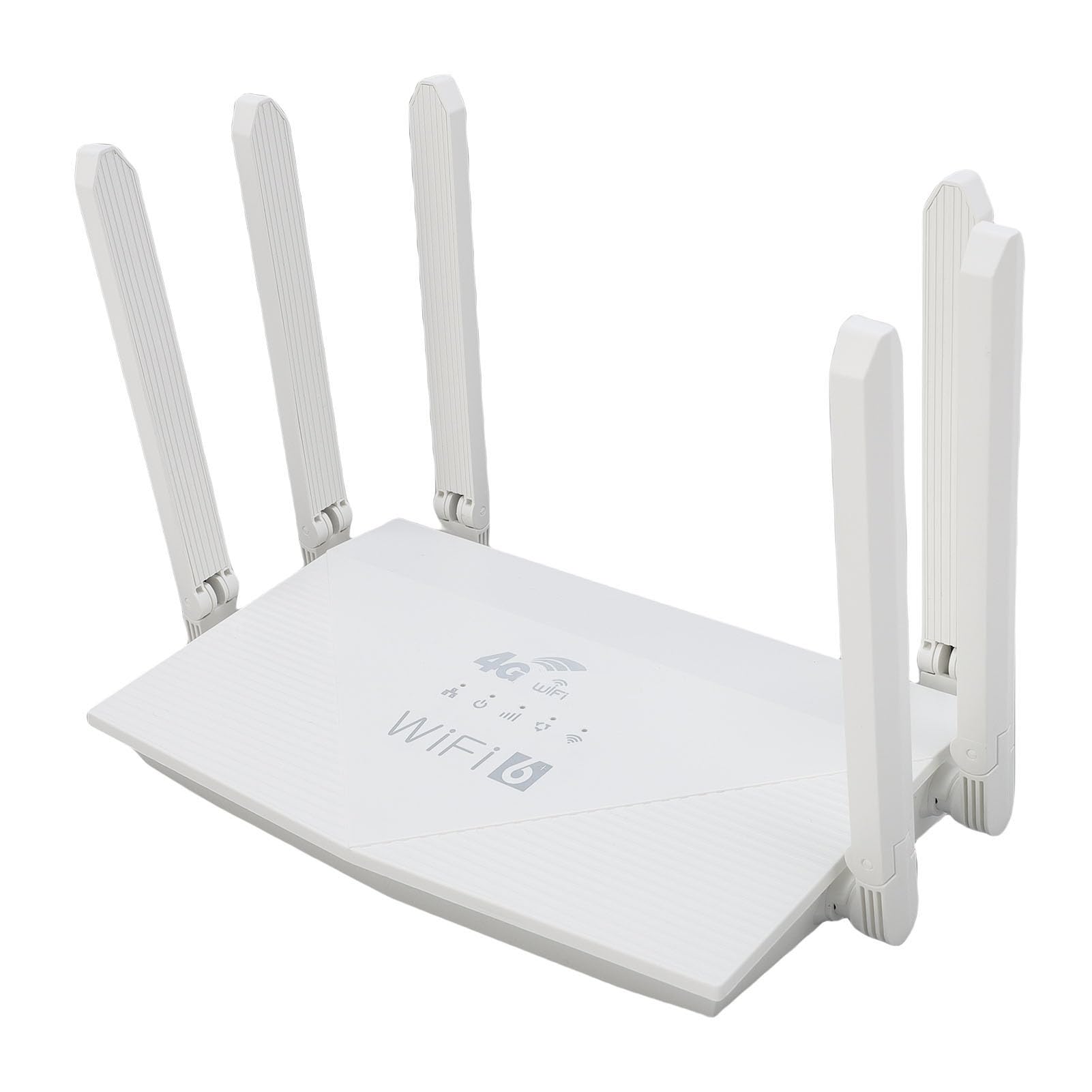 Pyhodi Router Wireless WiFi6, 4G CPE LTE 6 Antenne 300MBPS 6 Antenne Wireless Internet Router, Supporta Fino a 32 Dispositivi, 300㎡ Copertura con Slot della Scheda SIM per Viaggi