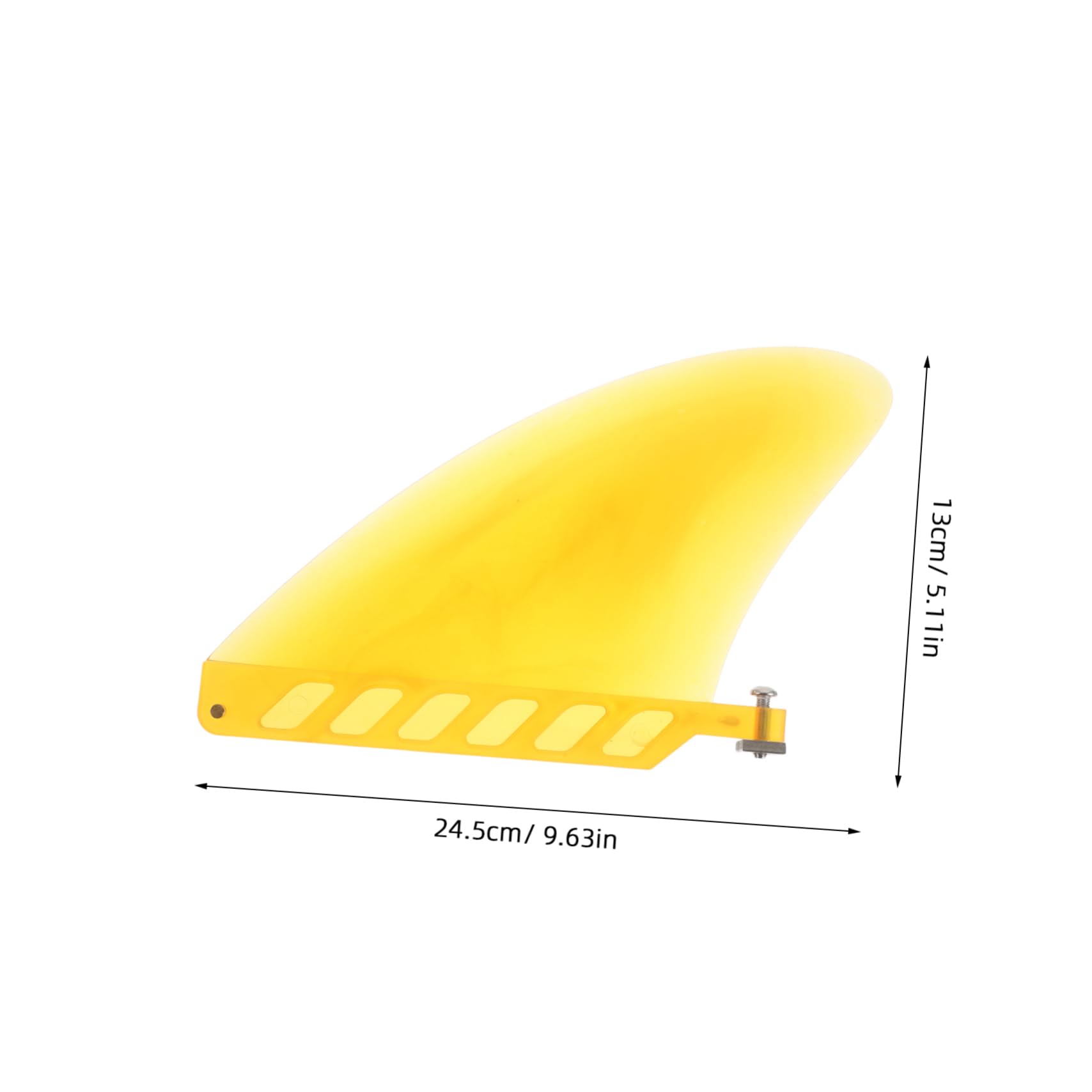 SUPVOX Hydrodynamic Replacement Fin for Paddleboard Enhanced Turning Control Easy Setup Performance Optimized for Surfing with Screws