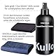 500ml Vinyl Schallplatten Reinigungsset 4in1 | Antistatische LP Reinigungslösung | Mit Superweichem Mikrofaser Reinigungstuch | Schallplattenreinige Entfernt Schmutz, Staub | Bildschirmreiniger Spray