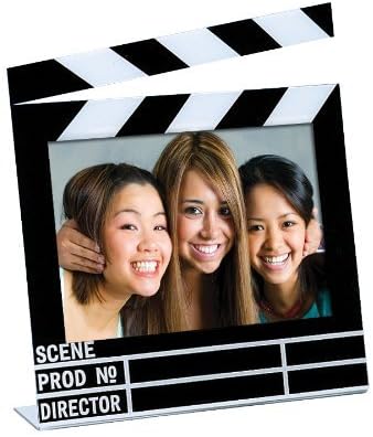 Neil Enterprises Inc. Acrylic Movie Clapboard 7" x 5" Photo Frame