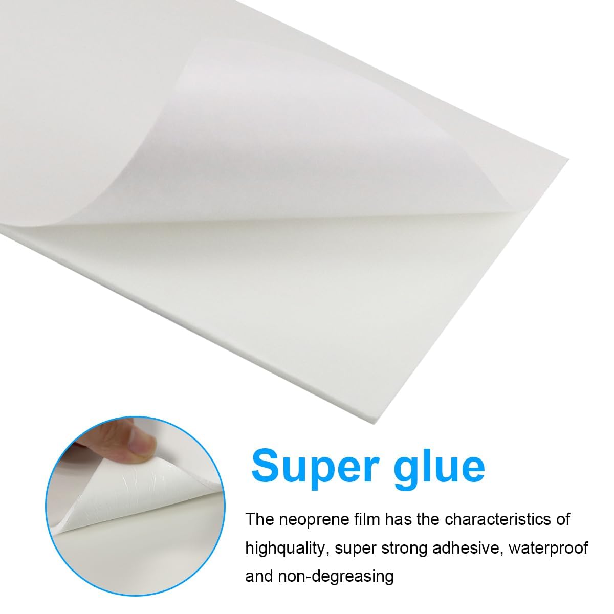 Rollo de espuma autoadhesivo, 300 mm de ancho x 1,5 mm (P) x 3 m (L), láminas de espuma multifunción de caucho de neopreno para protección de muebles, antideslizante, aislamiento acústico