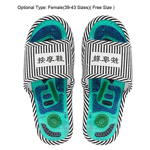 Magnetic Acupoint Massage Slippers Promotes Blood Eliminates Fatigue Fit for Every Age Regulating Endocrine Beautifying Skin (Male 15x12cm) - Image 8