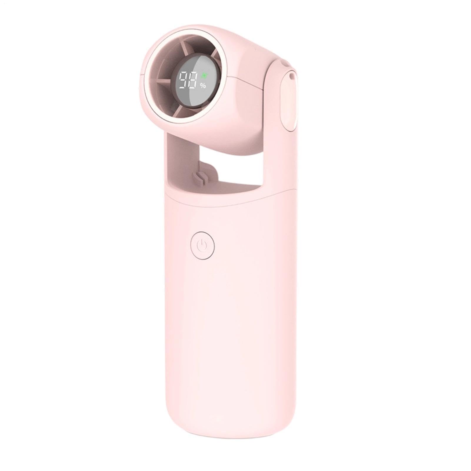 Ventilador de bolsillo recargable plegable para maquillaje y viaje