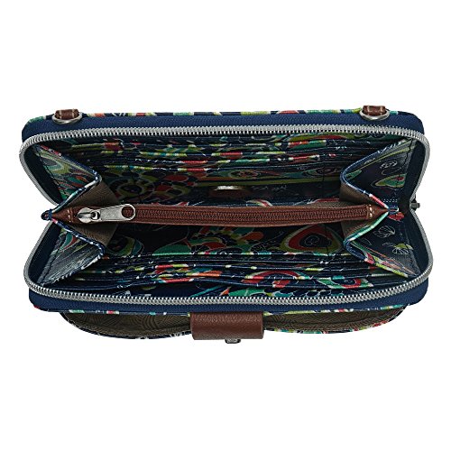 Image of Sakroots Smartphone Crossbody Purse - Women's Cellphone Bag & Wallet For Everyday - Convertible Wristlet With Zipper