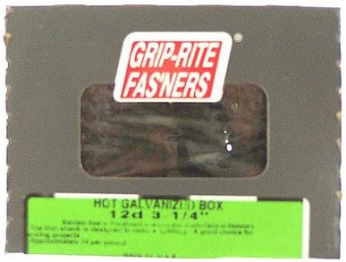 Prime Source 20HGBX1 1.050 Lb 4" Hot Dipped Galvanized Smooth Shank Box Nail