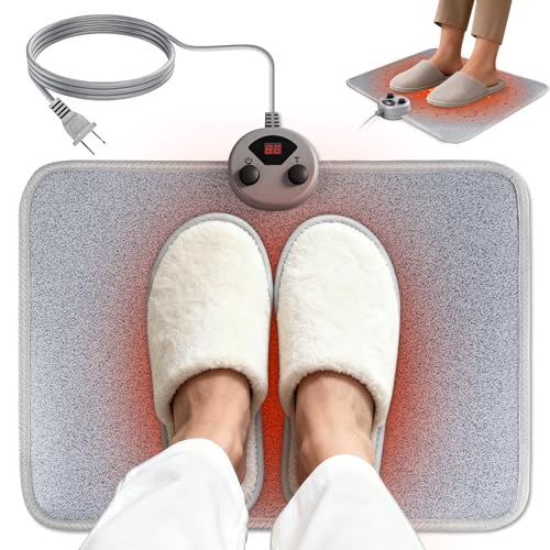 Foot Warmer Heated Foot Pad Grey