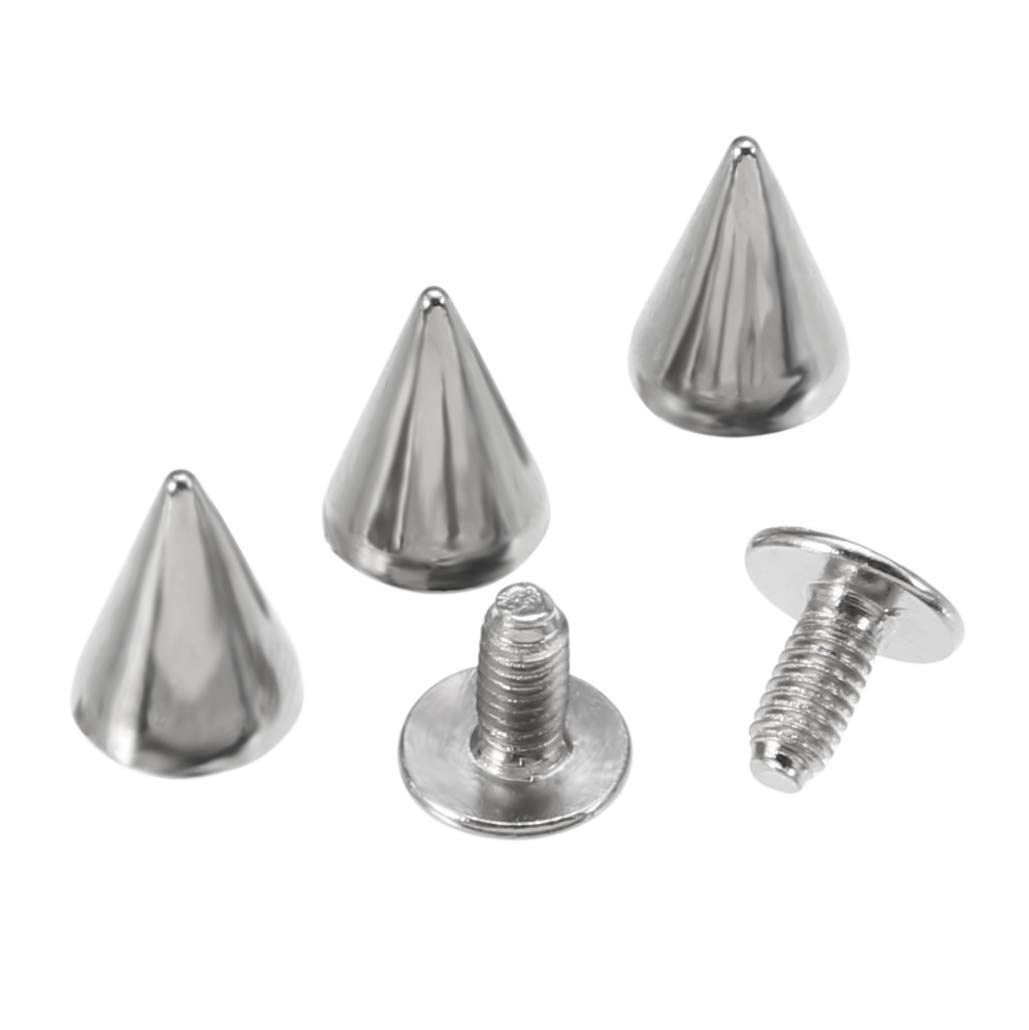 QUARKZMAN 100pz Rivetti A Cupola Tonda Argento, Borchie - Foto 9