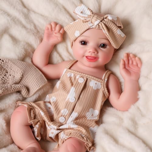Muñeca bebé silicona realista 16 pulgadas miniatura 2