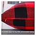 Volcanics Christmas Pillow Covers Buffalo Check Plaid Throw Pillow Covers Set of 4 Farmhouse Decorative Square Pillow Cover Case Cushion Pillowcase 18x18 Inches for Home Decor, Red and Black