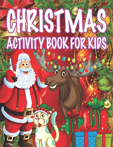 Christmas Activity book For Kids: Fun Children’s Christmas Gift or Present for Toddlers & Kids - 50 Beautiful Pages to Color with Santa Claus, Reindeer, Snowmen & More! image 3
