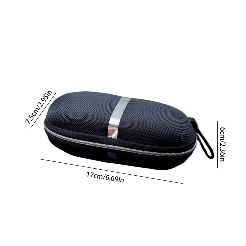 NEBE Sonnenbrillenetui Brillenaufbewahrungsbox Mit Haken Und Reißverschluss For Herren Damen, Einfache, Tragbare Anti-Fall-Sonnenbrillenbox Sonnenbrillen-Organizer