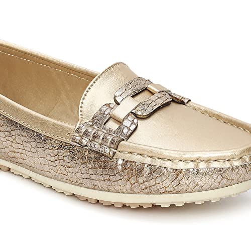 Image of Marc Loire Women Soft Comfortable Flat Loafers for Casual & Office Wear
