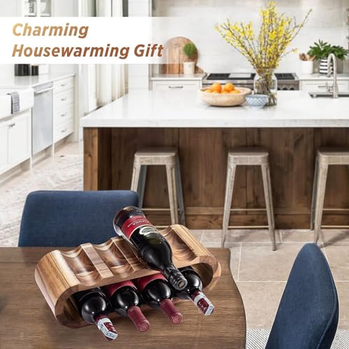 Soporte de Madera para 8 Botellas de Vino miniatura 5