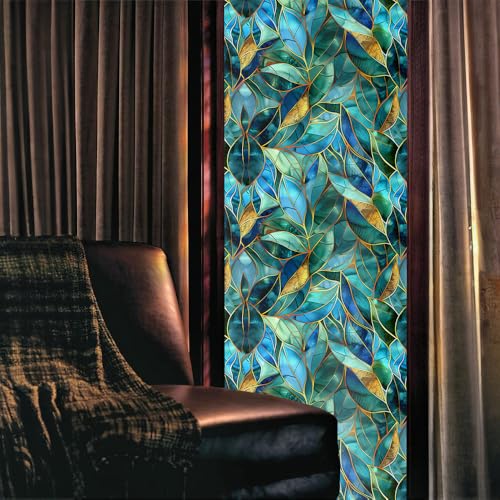 Vinilo adhesivo para ventana 40x300 cm color verde miniatura 2