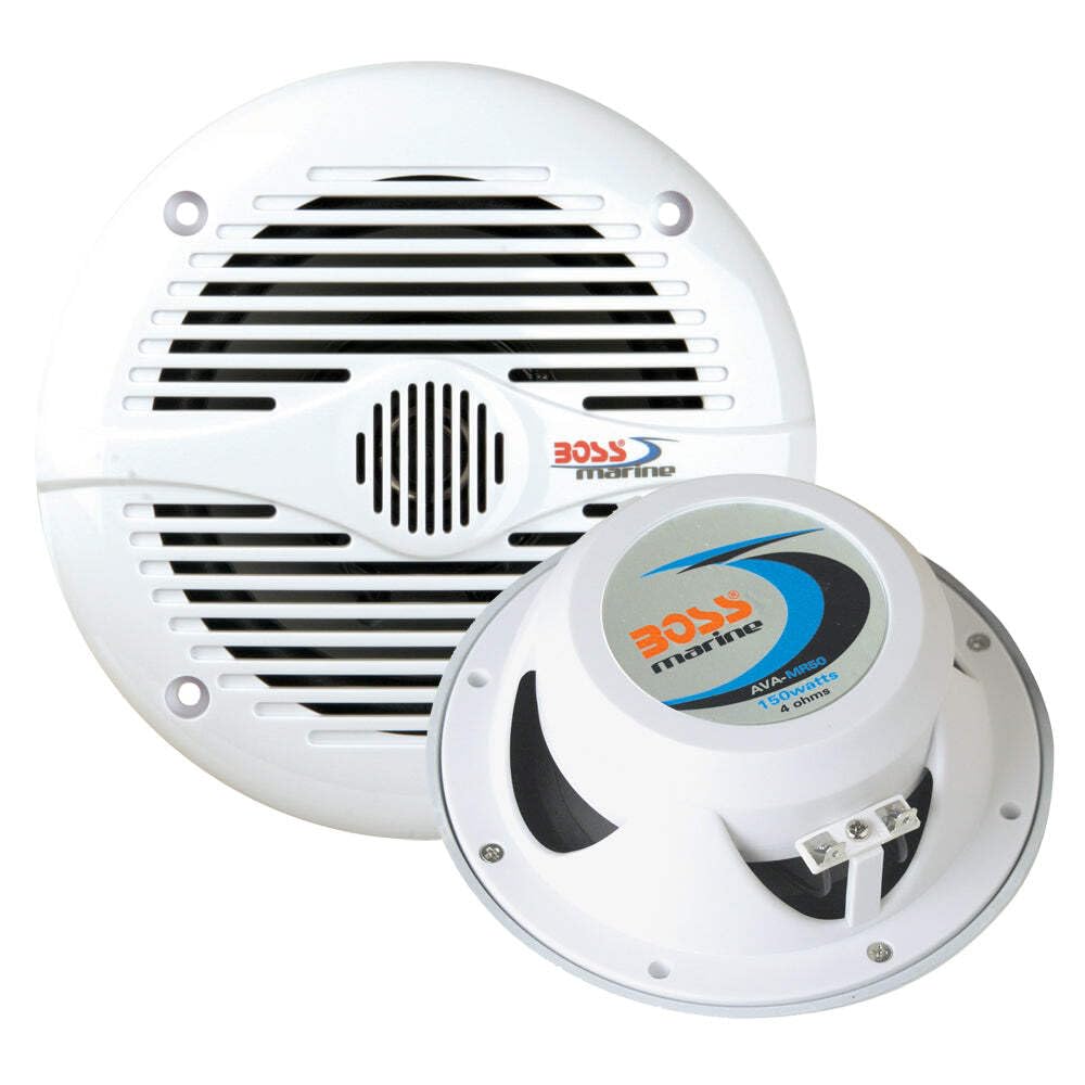 BOSS Audio Mr60W Car Speaker Marine White 200Watts 6 1 2 Inch 2 Way