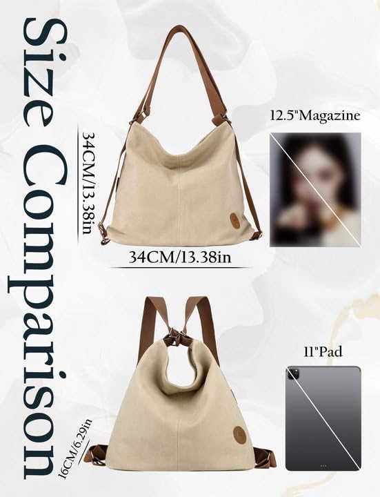 Bolso convertible 4 en 1 para mujer tipo mochila y tote miniatura 6