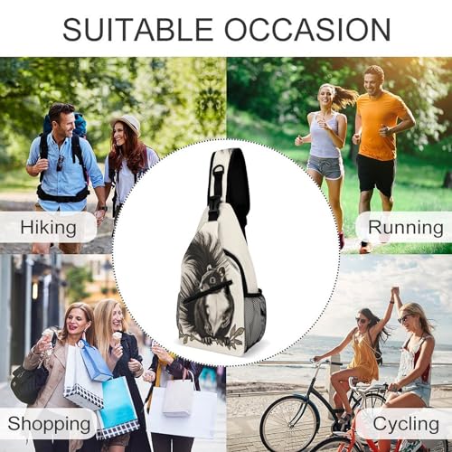 Bolso crossbody deportivo para mujer y hombre 38x20 cm miniatura 6