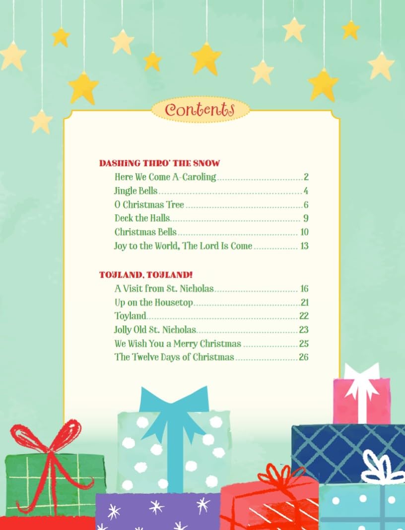 A Christmas Keepsake Book: 24 Songs and Poems for the Season